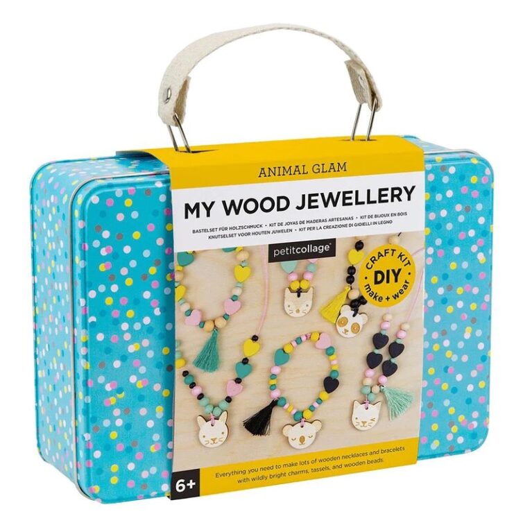 My Wood Jewellery &#8211; Craft Kit In Tin 6+