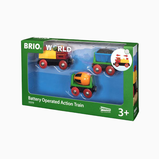 BRIO® Battery Operated Action Train Wooden Railway