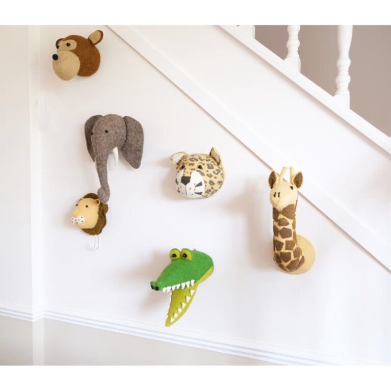 Mini Crocodile Head Wall Decoration