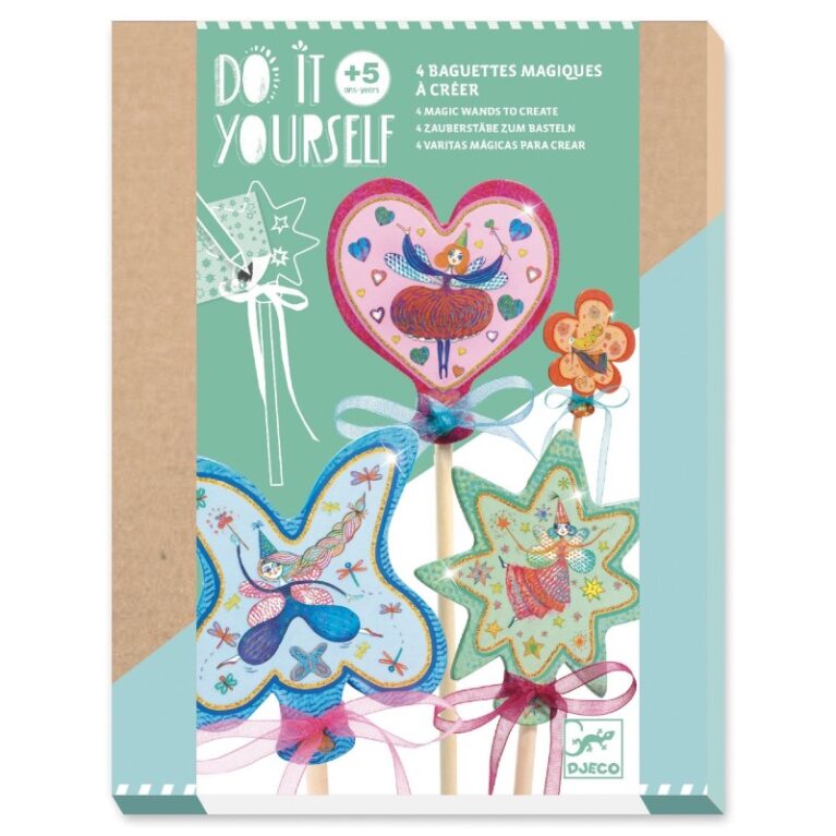 Do It Yourself Little Fairies Magic Wands Craft Set 5+