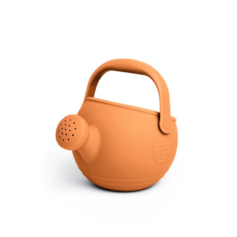 Children&#8217;s Silicone Watering Can In Apricot Orange 18m+