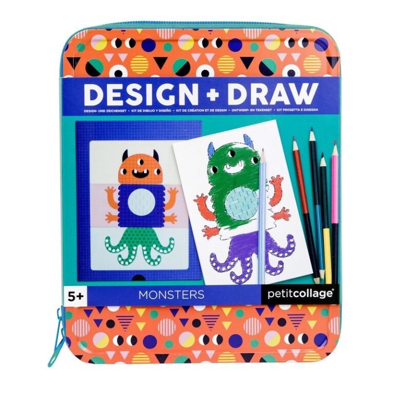 Monsters &#8211; Design + Draw Drawing Set 5+