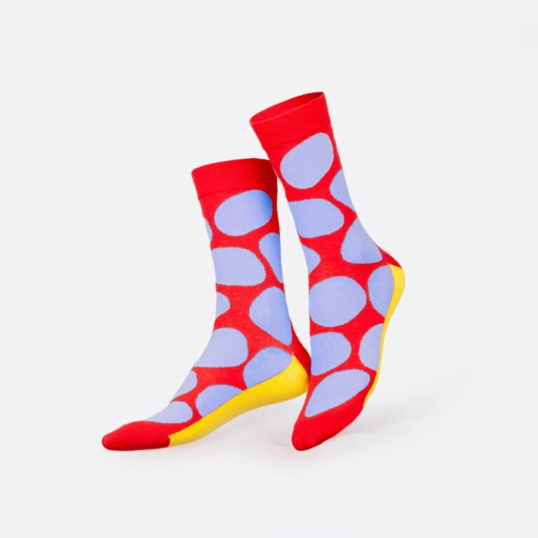 Red Salty Chips &#8211; Pair Of Novelty Socks