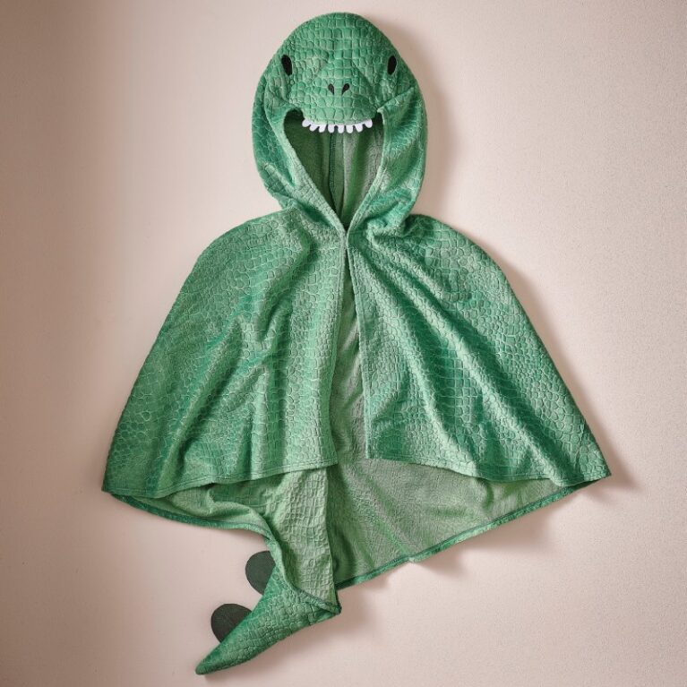 Children&#8217;s Green Dinosaur Costume Cape