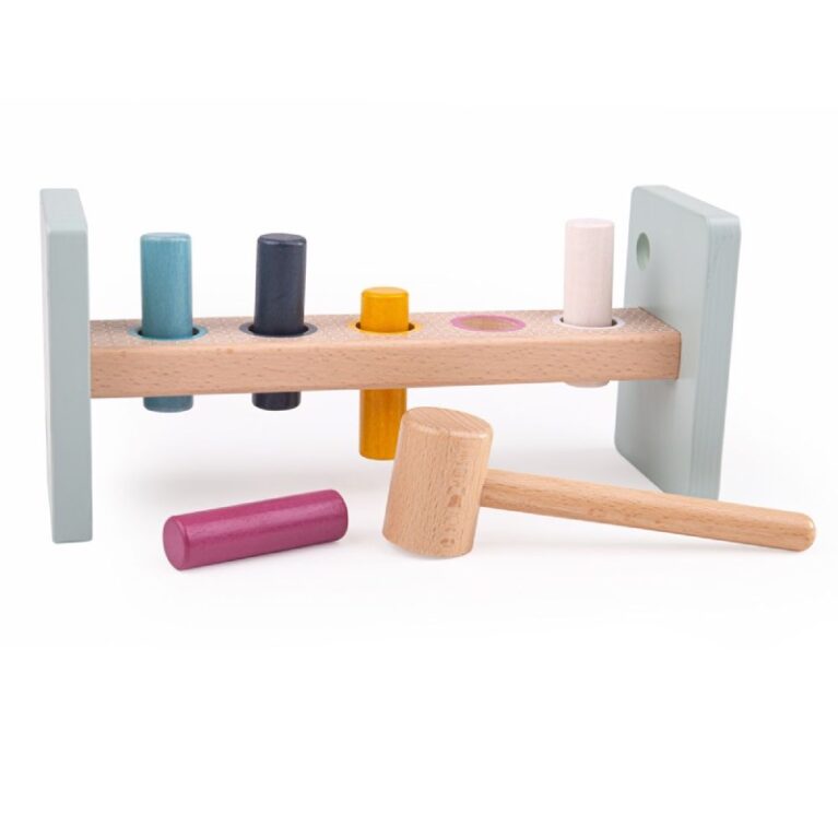 Multi Coloured FSC Certified Wooden Hammer Bench