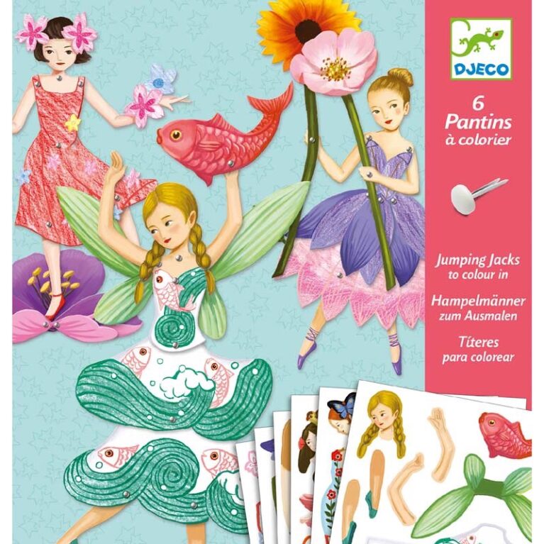 Fairies &#8211; Jumping Jacks To Colour In 6+