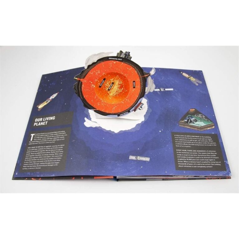 Pop Up Volcano By Fleur Daugey &#8211; Hardback Book