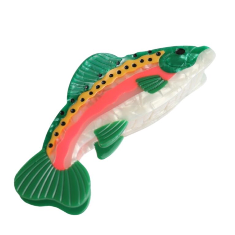 Bass Fish &#8211; Large Single Claw Hair Clip