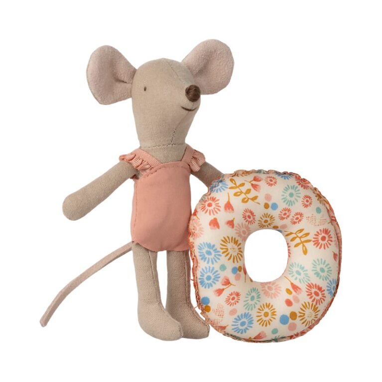 Little Sister Beach Mouse With Float By Maileg 3+