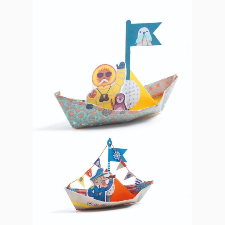 Floating Boats Origami Kit By Djeco 6+