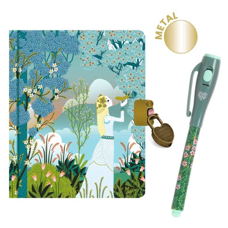 Charlotte Secret Lockable Notebook With Magic Pen By Djeco