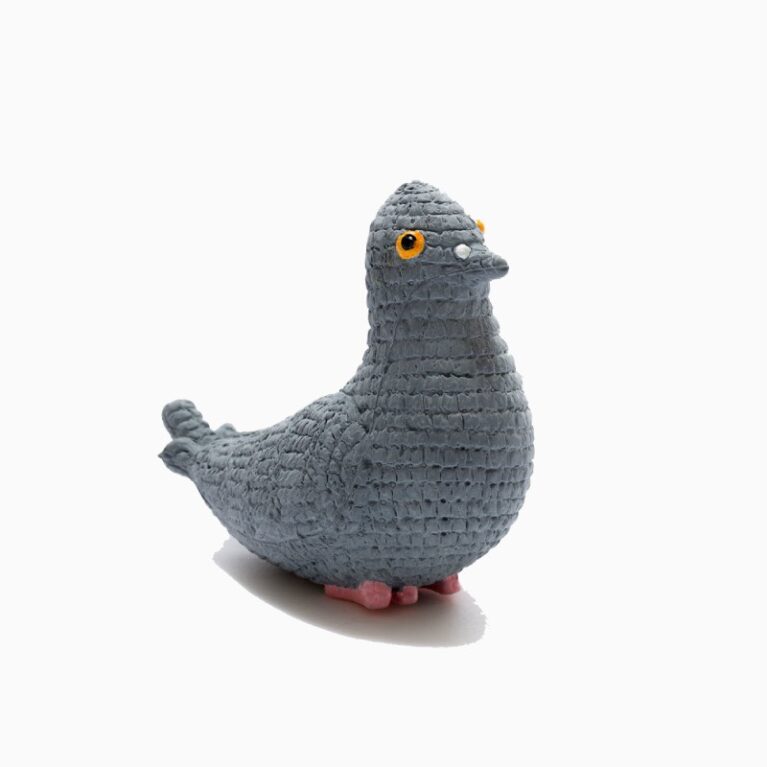 Natural Rubber Pigeon Bath &#038; Teether Toy 0+