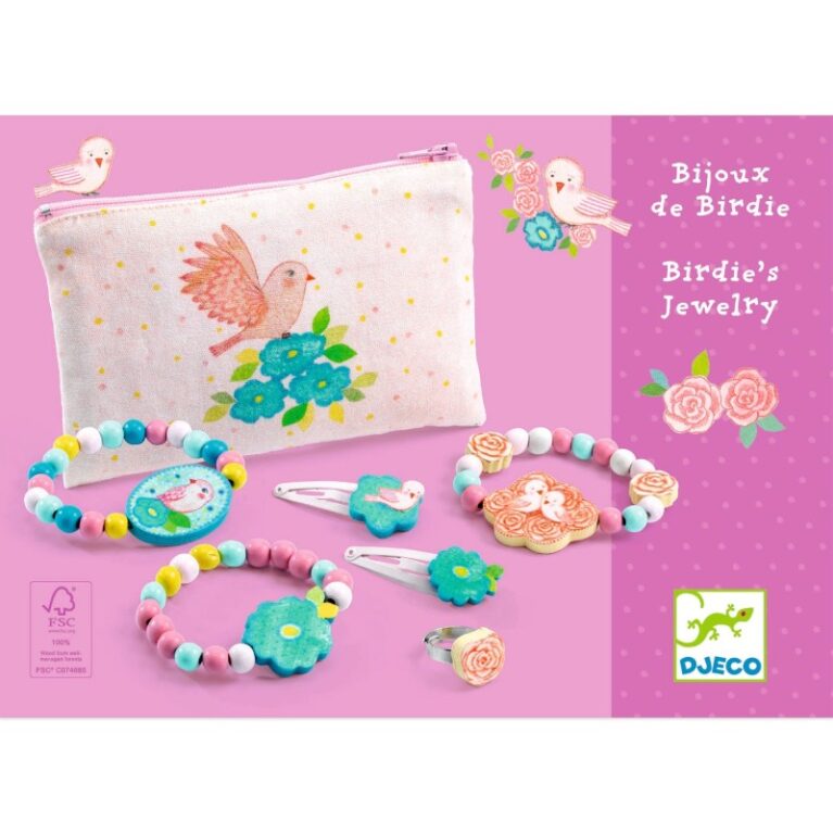 Birdie&#8217;s Jewellery Dress Up Set By Djeco 3+