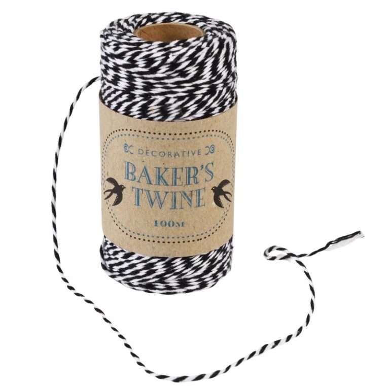 100M Roll Of Twine &#8211; Black &#038; White