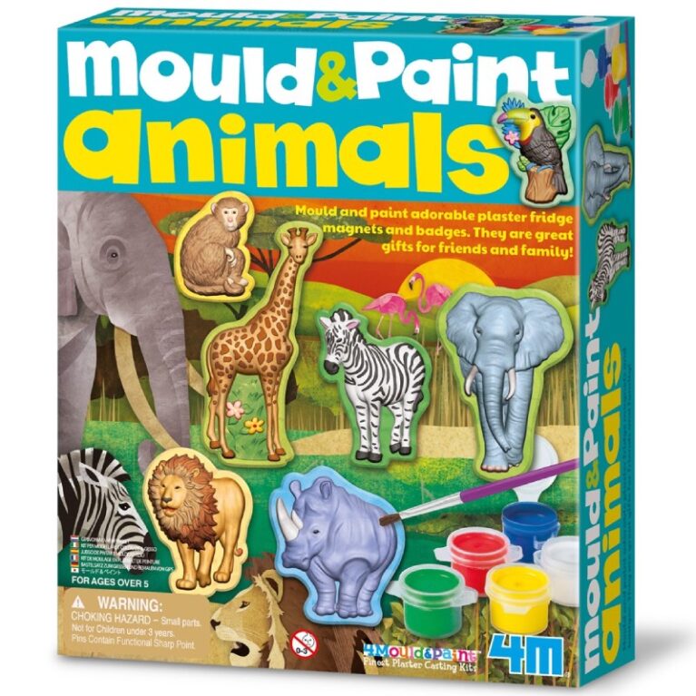 Mould &#038; Paint Animals Art Kits 5+