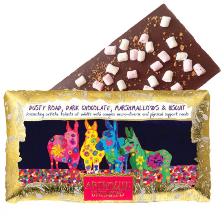 Dusty Road &#8211; Dark Chocolate Bar With Marshmallows &#038; Biscuit 100g