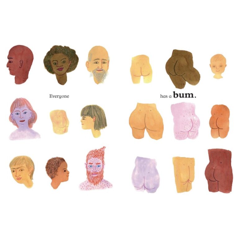 It Isn&#8217;t Rude To Be Nude By Rosie Haine &#8211; Hardback Book