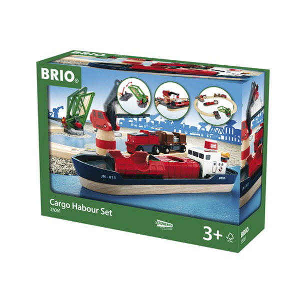Cargo Harbour Set By Brio 3+