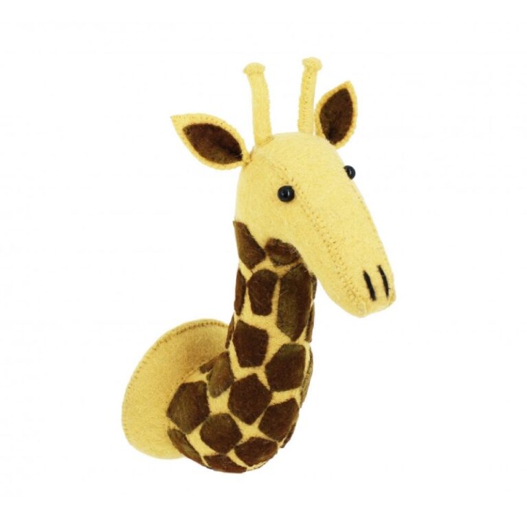 Mini Giraffe Head Wall Decoration