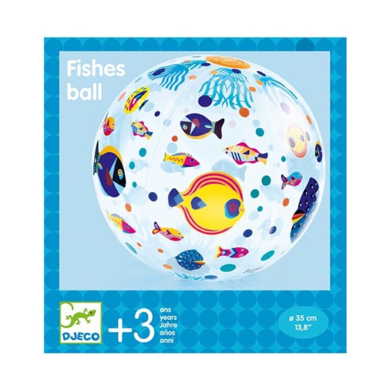 Fishes &#8211; Inflatable Ball By Djeco 3+