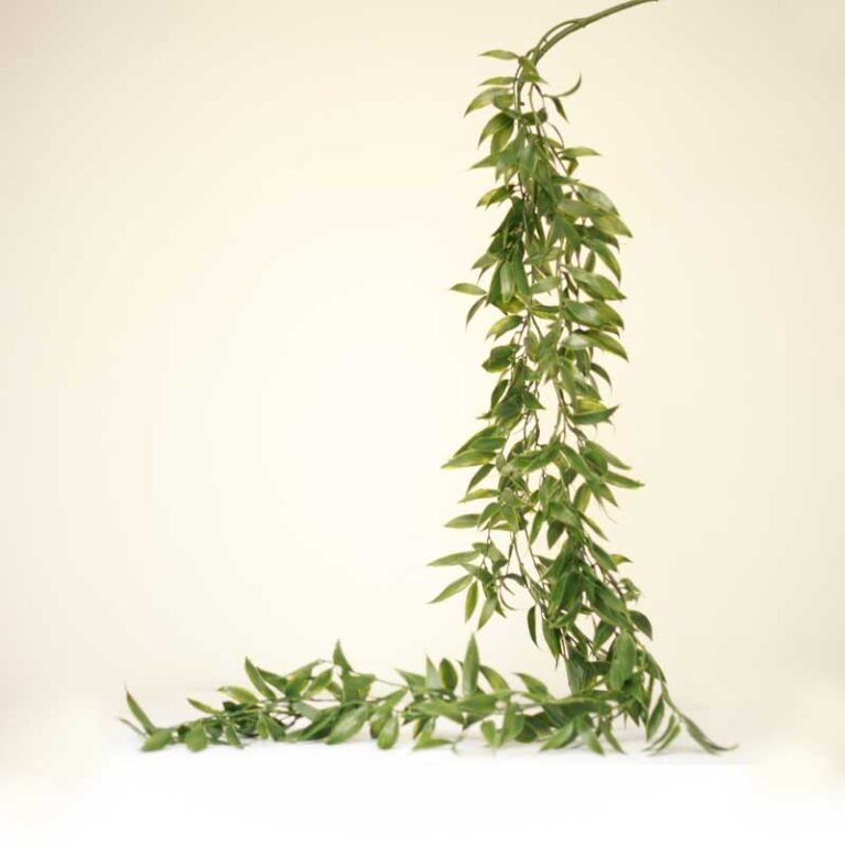 Faux Green Leaves Trailing Spray