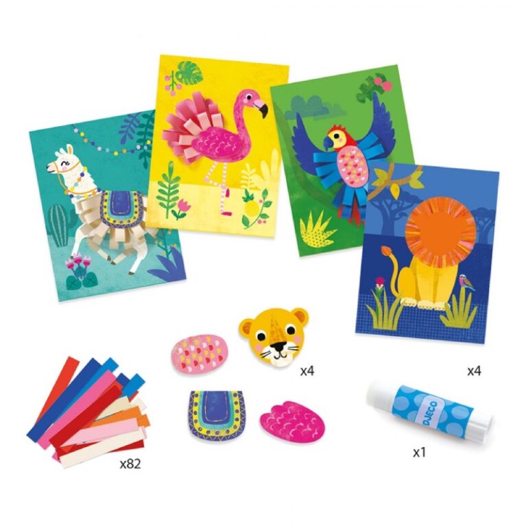 Collages With Small Loops By Djeco 3-6yrs