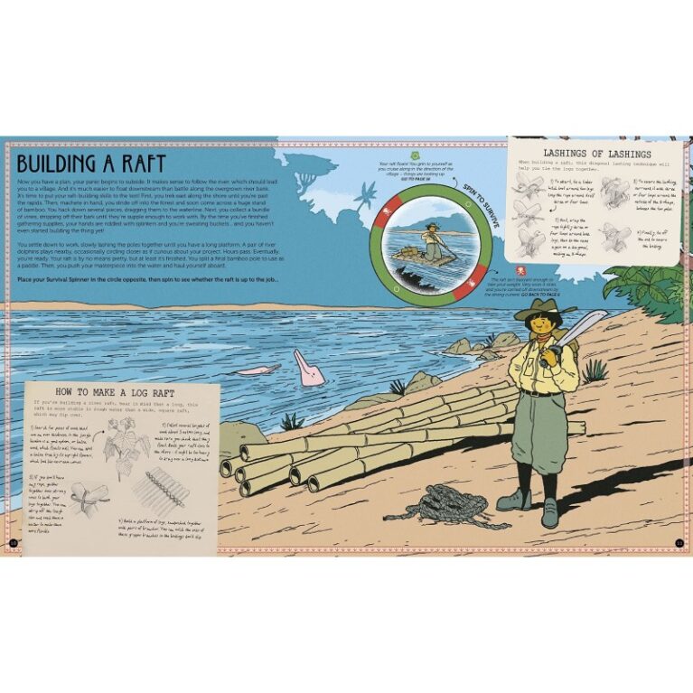 Deadly Jungle: Spin To Survive &#8211; Hardback Book