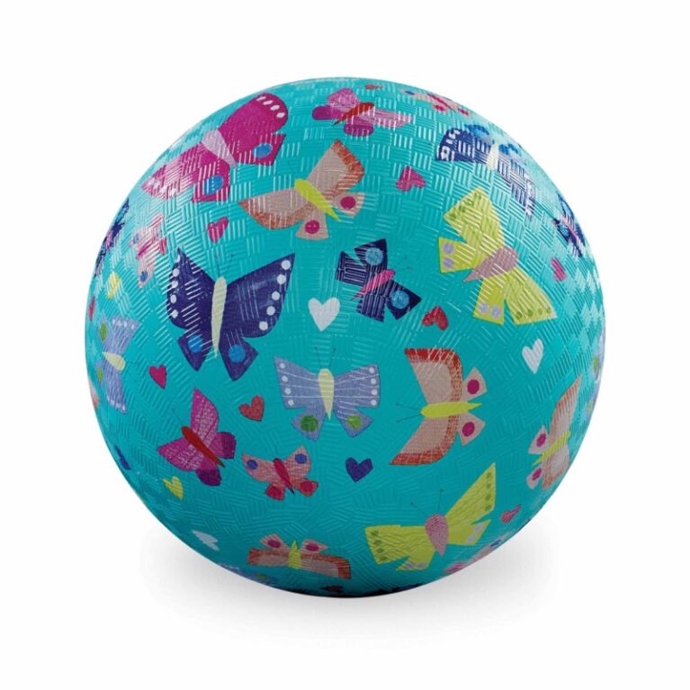 Butterfly Rainbow &#8211; Large Rubber Picture Ball 18cm