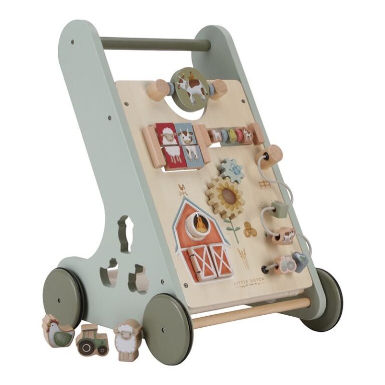 Little Farm Wooden Activity Walker By Little Dutch 1+