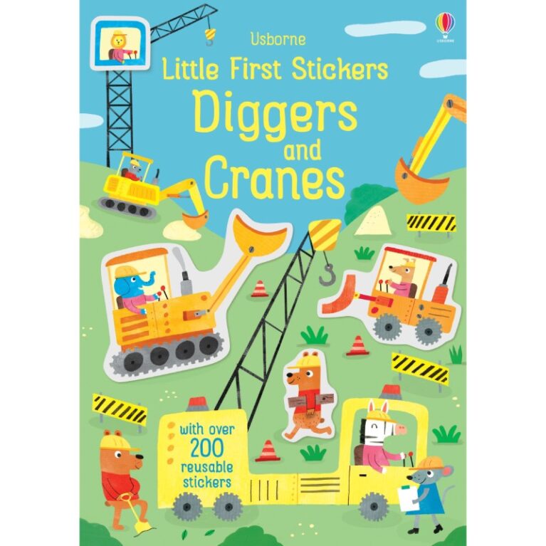 Little First Stickers &#8211; Diggers &#038; Cranes