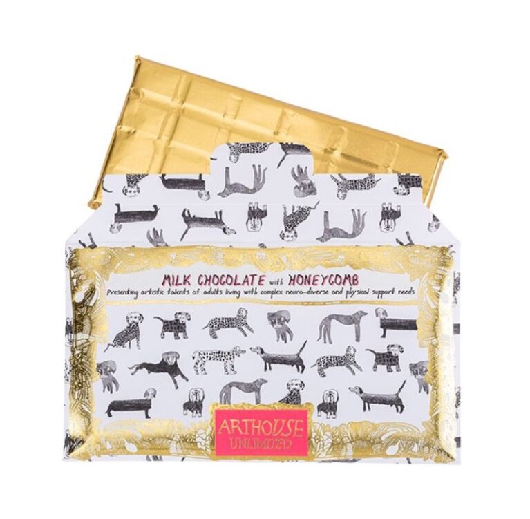 Dogalicious &#8211; Milk Chocolate with Honeycomb Bar 100g