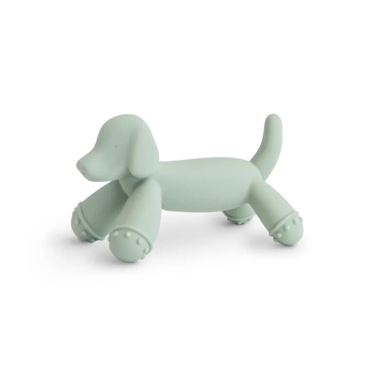 Dog Silicone Teether Toy 3m+