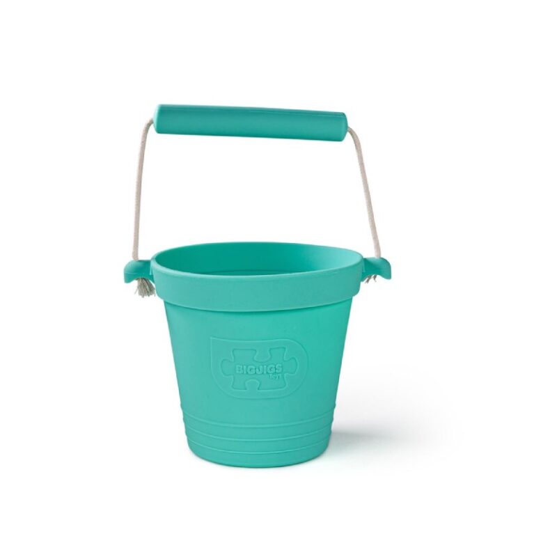 Children&#8217;s Foldable Bucket In Eggshell Green 18m+