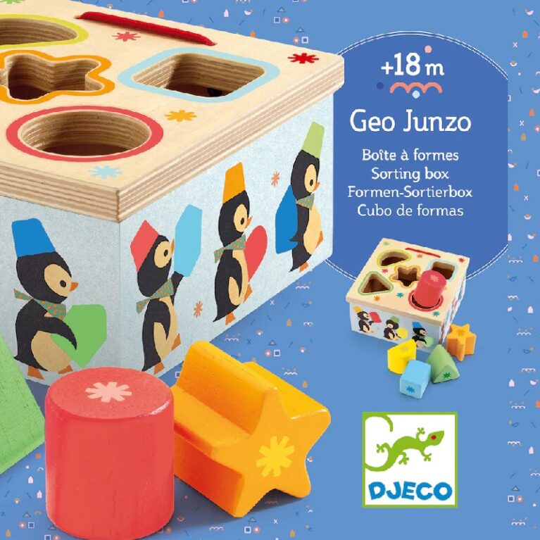 Penguin Sorter Geo Junzo Shape Sorter 18mth+
