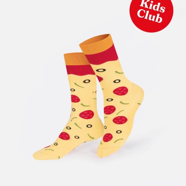 Napoli Pizza &#8211; Children&#8217;s Pair Of Novelty Socks