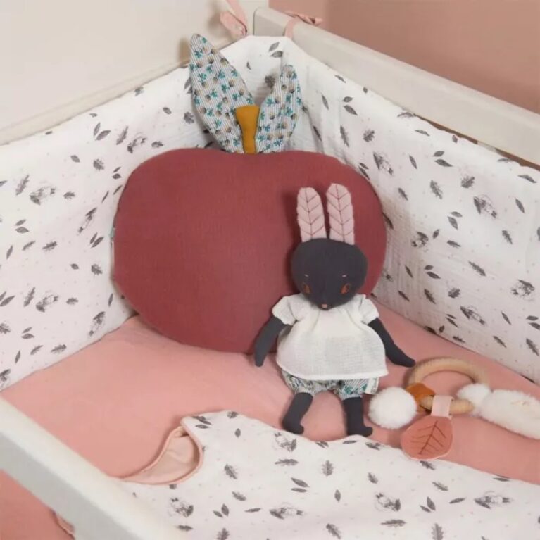 Apple Shaped Cushion By Moulin Roty