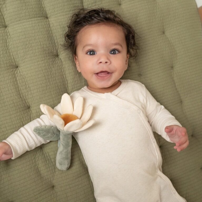 Little Farm Flower Rattle By Little Dutch 0+