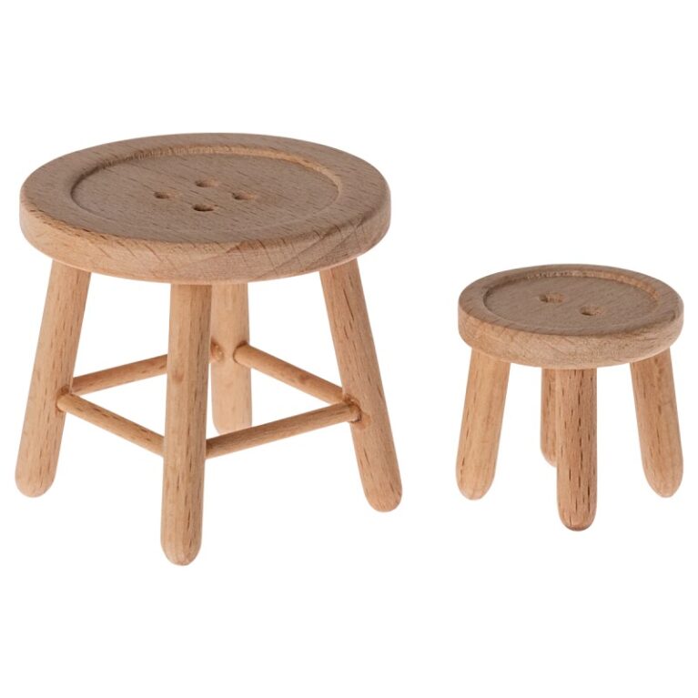 Miniature Table &#038; Stool Set By Maileg 3+