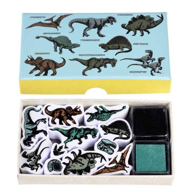 Set Of Mini Stamps &#8211; Prehistoric Land 3+