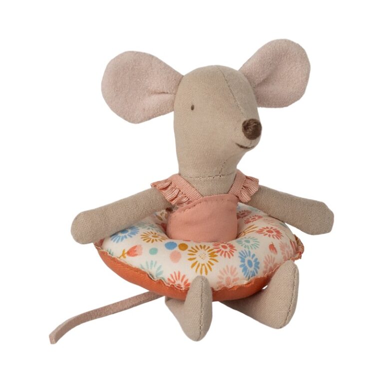 Little Sister Beach Mouse With Float By Maileg 3+