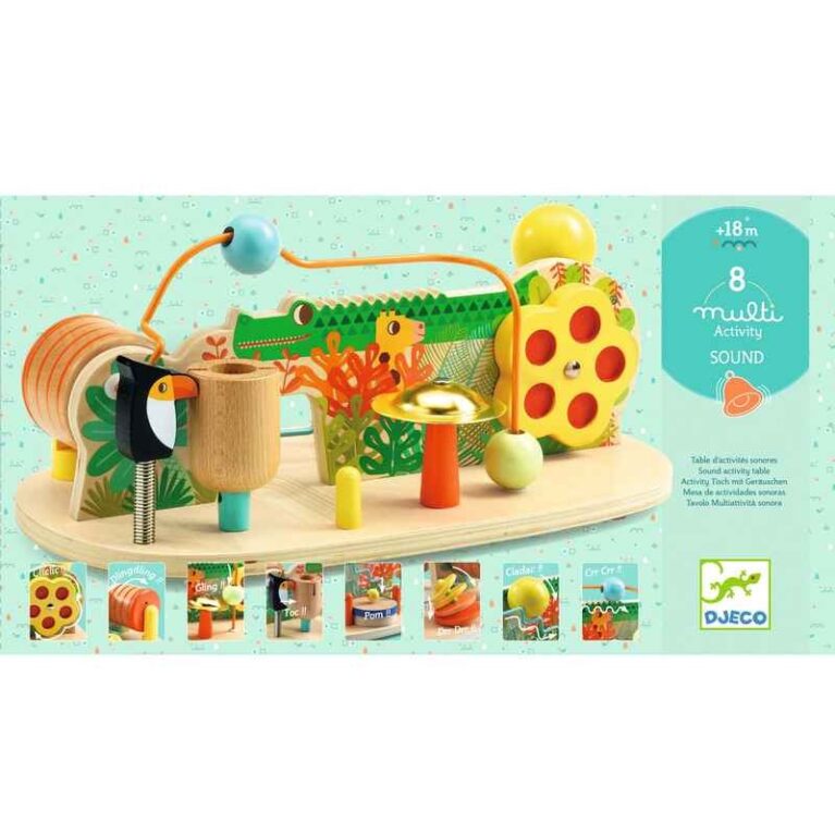 Multi Sound &#8211; Wooden Activity Toy By Djeco 18m+