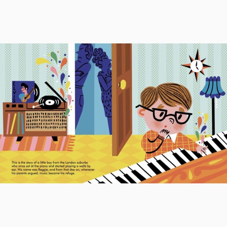 Elton John: Little People Big Dreams Hardback Book