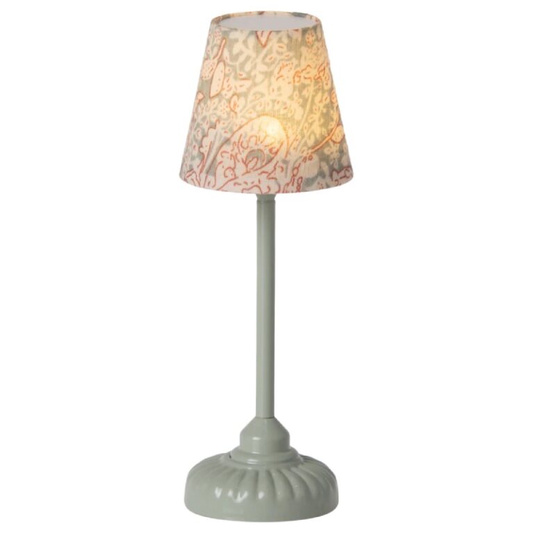 Miniature Vintage Floor Lamp In Mint By Maileg 3+