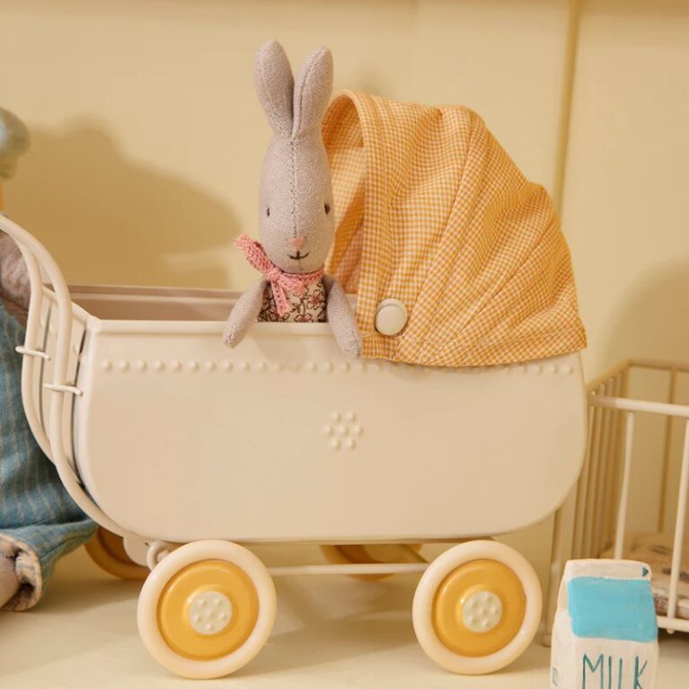 Mini Rabbit In Rose Clothes Soft Toy By Maileg 3+