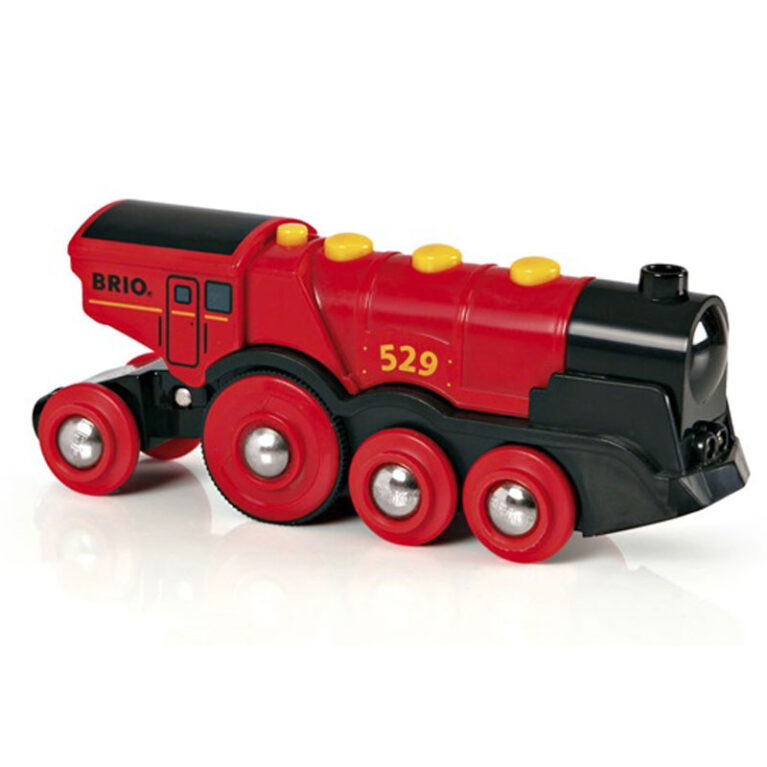 BRIO® Mighty Red Action Locomotive Train Wooden Railway 3+