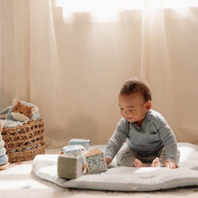 Forest Friends &#8211; Set Of 4 Soft Cubes By Little Dutch 0+