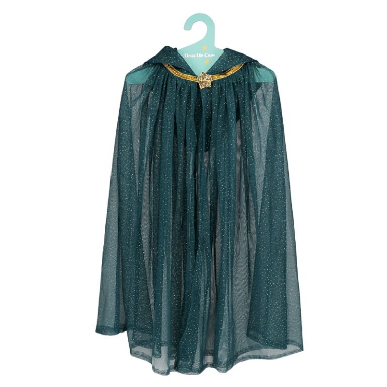Children&#8217;s Glitter Cape In Blue 3+