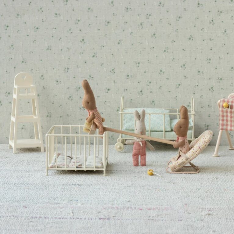 Mini Rabbit In Dotty Clothes Soft Toy By Maileg 3+