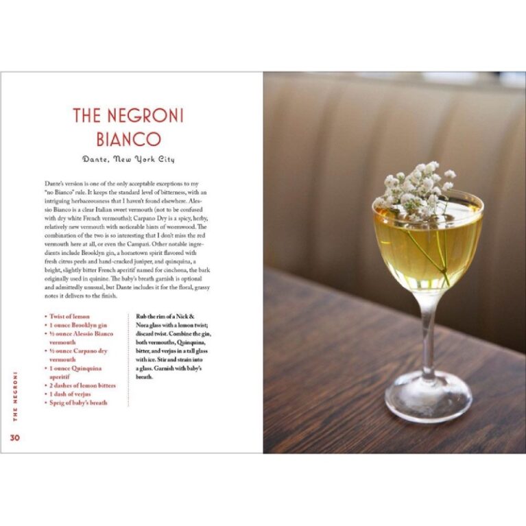 Negroni By Matt Hranek &#8211; Hardback Book