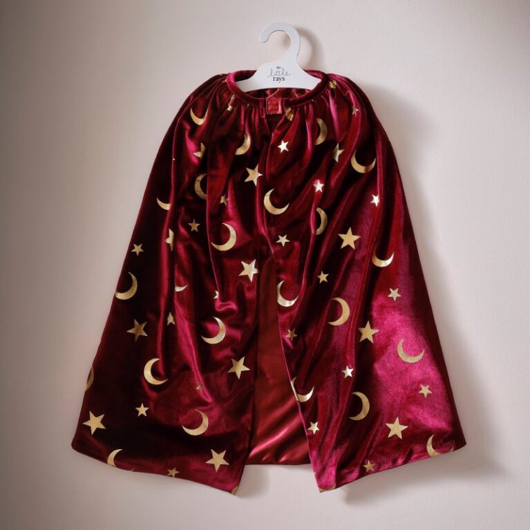 Children&#8217;s Burgundy Magician Costume Cape